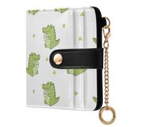 Waassud Kawaii Crocodiles Wallet Women RFID Blocking PU Leather Card Holder