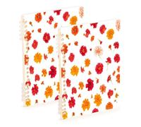 Waassud Marigold Flowers Spiral Notebooks for Work College Detachable Ruled Notebooks Journal Note Book 60 Pages A5 Office Supplies 2 Pack