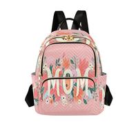 Waassud Mother's Day Backpack for Women Lightweight Casual Quilted Daypack Fashion Travel Backpack Purse for Work Gym College M