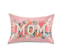 Waassud Satin Pillowcase for Hair and Skin Mother's Day Smooth Silk Pillow Cases King Size Cooling Pillow Covers with Envelope Closure