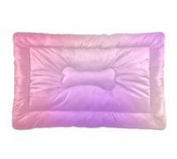 Waassud Smooth Gradient- Color Thick Dog Bed Mat Non-Slip Chew-Resistant Pet Bed for Dogs Cats Soft Washable Kennel Crate Pad for Floor Sofa Car 36" x 24"