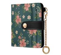 Waassud Spring Florals Wallet Women RFID Blocking PU Leather Card Holder
