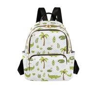 Waassud Summer Crocodiles Backpack for Women Quilted Lightweight Casual | Fashion Daypack Large Capacity, Travel Women Backpack Purse, Shoulder Bag for Work Gym College