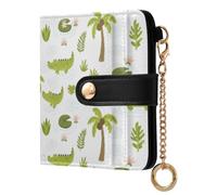 Waassud Summer Crocodiles Wallet Women RFID Blocking PU Leather Card Holder
