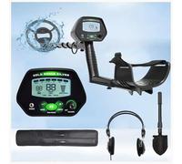 WaaYb Underground Metal Detector, Gold Digger Metal Detector, Professional Waterproof Metal Detectors, Expandable Size Gold Detector with Shovel & Storage Bag for Children and Adults