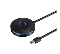 Wabao UFO HUB 5-Port USB2.0 1-Micro USB Hub 7 Color Breathing Power Supply lamp, Independent Switch