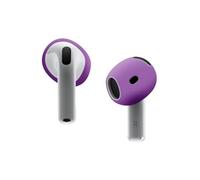 WabaoWTTO for AirPods 4 Ear Tips Covers Sport Anti Slip Anti Scratche Skin Soft Silicone Eartip AirPods 4 Gen Earbuds Accessories Compatible with Apple AirPods 4th Generation(Dark Purple,1 Pair)