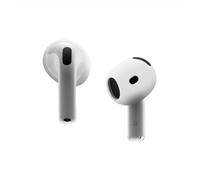 WabaoWTTO for AirPods 4 Ear Tips Covers Sport Anti Slip Anti Scratche Skin Soft Silicone Eartip AirPods 4 Gen Earbuds Accessories Compatible with Apple AirPods 4th Generation(White,2 Pair)