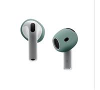 WabaoWTTO for AirPods 4 Ear Tips Covers Sport Anti Slip Anti Scratche Skin Soft Silicone Eartip AirPods 4 Gen Earbuds Accessories Compatible with Apple AirPods 4th Generation(Dark Green,2 Pair)