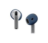 WabaoWTTO for AirPods 4 Ear Tips Covers Sport Anti Slip Anti Scratche Skin Soft Silicone Eartip AirPods 4 Gen Earbuds Accessories Compatible with Apple AirPods 4th Generation(Midnight Blue,1 Pair)