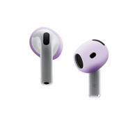 WabaoWTTO for AirPods 4 Ear Tips Covers Sport Anti Slip Anti Scratche Skin Soft Silicone Eartip AirPods 4 Gen Earbuds Accessories Compatible with Apple AirPods 4th Generation(Light Purple,1 Pair)