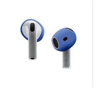 WabaoWTTO for AirPods 4 Ear Tips Covers Sport Anti Slip Anti Scratche Skin Soft Silicone Eartip AirPods 4 Gen Earbuds Accessories Compatible with Apple AirPods 4th Generation(Azure Blue,2 Pair)