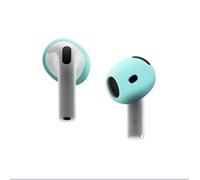 WabaoWTTO for AirPods 4 Ear Tips Covers Sport Anti Slip Anti Scratche Skin Soft Silicone Eartip AirPods 4 Gen Earbuds Accessories Compatible with Apple AirPods 4th Generation(Mint Green,2 Pair)