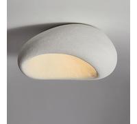 Wabi Sabi Flush Mount Ceiling Light, Nordic Geometric Chandelier, E27 Ceiling Lamp for Bedroom, Living Room & Shop Decor, 52cm Modern Lighting Fixture