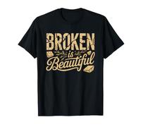 Wabi Sabi Kintsugi Broken Beautiful Japanese Art Philosophy T-Shirt
