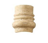 Wabi Sabi Yellow Travertine Wall Sconce Lamp Japanese Style Natural Retro Stone Wall Light Fixture for Bedside Bedroom Living Room Kitchen Island