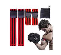 Wabjtam Occlusion Training Bands Blood Flow Restraint Bands Bicep Muscle Training Straps(5 Pieces/pack Of 5 Different Colors)