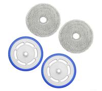Wablissia Replaceable mop heads for ECOVACS, for DEEBOT, and for MINI models. Washable microfiber mop head replacement cloths for cleaning floors.