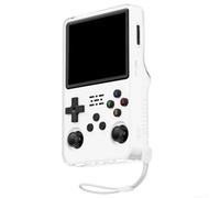 Wablissia Shockproof Game Console Cover for R36S, for Drop Protection Case with Washable Protective Case, Soft Case for R36S Handheld Gaming Device, Clear Transparent and Compact