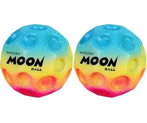 Waboba AZ-327-R Rainbow Gradient Bouncing Ball, 65 mm (Pack of 2)
