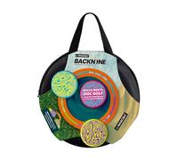 Waboba Backnine, Nomadic Disc Golf/Frisbee Throwing Flying Target Game, Portable Outdoor Garden Beach Set with 4 Wingman Discs, 1 Ring, Score Card & Carry Case, One Size - 285 x 285 x 5 mm