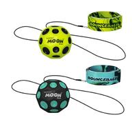 Waboba Bounceback X Moon Ball on Adjustable Wristband Leash - 6cm Moon Ball, 120cm String, Hand-Eye Coordination Fun