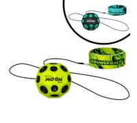 Waboba Bounceback X Moon Ball on Adjustable Wristband Leash - 6cm Moon Ball, 120cm String, Hand-Eye Coordination Fun