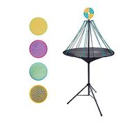 Waboba Hitman Flying Disc Target Game, 2 in 1 Foldable Throwing Garden Game with 4 Silicone Wingman Discs Included, Fun for All Ages, One Size