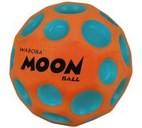 Waboba Moon Ball - am Höchsten Springender Gummiball - Patentiertes Original-Design - Ballkrater Erzeugen beim Aufprall EIN knallendes Geräusch - Leicht Greifbar - Flummies für Kinder