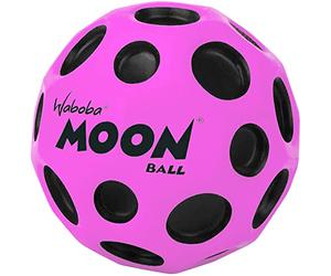 Waboba Moon Ball - Bounces Out of This World - Original Patented Design - Craters Make Pop Sounds - Easy to Grip - Color Pink
