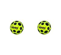 Waboba Moon Ball-Bounces Out of This World-Original Patented Design-Craters Make Pop Sounds When It Hits The Ground-Easy to Grip, Colour-Yellow, 70 x 67 x 70 mm (Pack of 2)