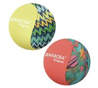 Waboba Original Water Skipping Ball 2 Pack, Neon Abstract & Zigzag