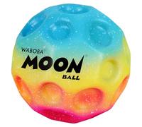 Waboba The Original Moon Ball - Hyper Bouncy Ball - All Ages Extreme Bounce and Fun - Perfect for Active Play and Outdoor Games - Rainbow