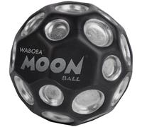 Waboba The Original Moon Ball - Hyper Bouncy Ball - All Ages Extreme Bounce and Fun - Perfect for Active Play and Outdoor Games - Black/Silver