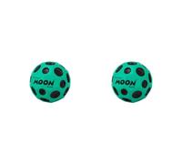 Waboba The Original Moon Ball - Hyper Bouncy Ball - Makes Pop Sound When Bounced - All Ages Extreme Bounce & Fun - Perfect for Active Play & Indoor or Outdoor Games - Teal (Pack of 2)