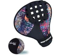 Waboba Water Pro Catch Glove & Pro Water-Bouncing Ball Set - Ball Catching Baseball-Style Mitt for Swimming Pools & Beach Games, Ambidextrous Design, One Size - Black/Multi Colour