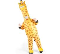 Wabolay Inflatable Giraffe Costume Adult Halloween Blow Up Costumes Funny Animal Blowup Onesie Suit for Adults Women Men Full Body Blow ups Party Cosplay Holiday Outfit