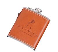 WABTU Hip Flask Mini 7oz Pu Leather Wrap Flagon 304Stainless Steel Hip Flask Bottle Hip Flask Hip Flasks (Color : Yellow walker)