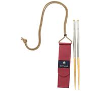 Wabuki Chopsticks, Bamboo, Collapsible and Compact for Camping,