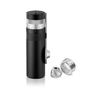 WACACO Exagrind Pro-E Coffee Grinder Manual, Visible Settings, 24g Capacity | Aluminum unibody & dual bearings, 38mm stainless steel conical burrs, External adjust, 207 settings, 14.5 μm/click
