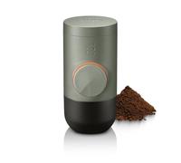 WACACO Minipresso GR2 Portable Coffee Maker For Ground Coffee, Gray Olive | Manual Operated, Compact & Light For Travel Camping, 18 Bar, Patented Adjustable Basket 8g - 12g, Espresso up to 60ml