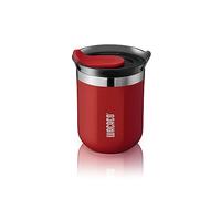 WACACO Octaroma Classico Vacuum Insulated Coffee Mug, Double-Wall Stainless Steel Travel Tumbler with Drinking Lid, 6 fl oz (180ml), Carmine Red