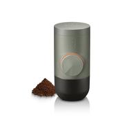 WACACO Portable Coffee Maker for Outdoor Compatible Ground Coffee, Manually Operated Espresso Maker, Espresso Machine Coffee On The Go, Ultra-Small (Gray Olive)