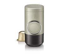 WACACO Portable Coffee MakerCompatible with *Nespresso®* CAPSULES and compatibles, Manually Operated Espresso Machine, Small Handheld Coffee Machine for Travel, Camping (Stone Beige)