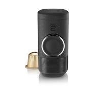 WACACO Portable Coffee MakerCompatible with *Nespresso®* CAPSULES and compatibles, Manually Operated Espresso Machine, Small Handheld Coffee Machine for Travel, Camping (Coal Black)