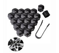WACDXST 20 PCS Wheel Nut Caps Cover,for VW Caddy 4 IV Kombi 2015-2020 Covers Set Universal Tyre Car Bolt Hexagonal Tire with Removal Tool for Cars,B 19mm