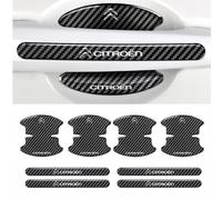 WACDXST 8PCS Car Door Handle Protector, for Citroen DS3 DS4 DS5 DS6 DS7 DS9 Carbon Fiber Films Anti Scratch Car Bowl Paint Protection sticker Accessories