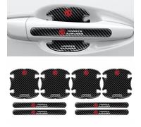 WACDXST 8PCS Car Door Handle Protector, for MG Maestro Marvel R Metro MG3 MG4 MG5 Carbon Fiber Films Anti Scratch Car Bowl Paint Protection sticker Accessories