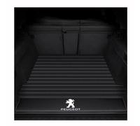 WACDXST Car Leather Boot Liner Mats, for Peugeot 3008 2020-2024 Hybird Waterproof Antislip Antiscratch Trunk Cargo Storage Carpet Liner Mat Protector Pad,B