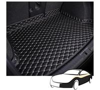 WACDXST Car Leather Boot Mats, for VW Touareg 2011-2018 (with partition on left side) Waterproof Anti Scratch Slip Protector Pad Cargo Tray Liners Interior Accessories,A